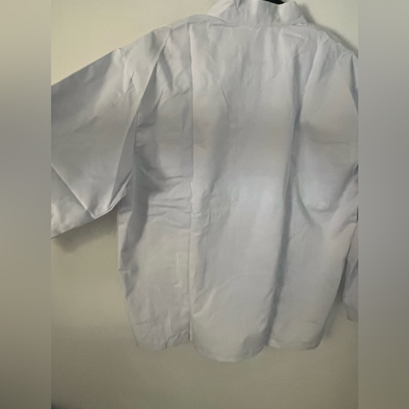 Chef Jacket White Brand New with Pockets Long Sleeve Kitchen Uniform Cooking - Picture 3 of 10